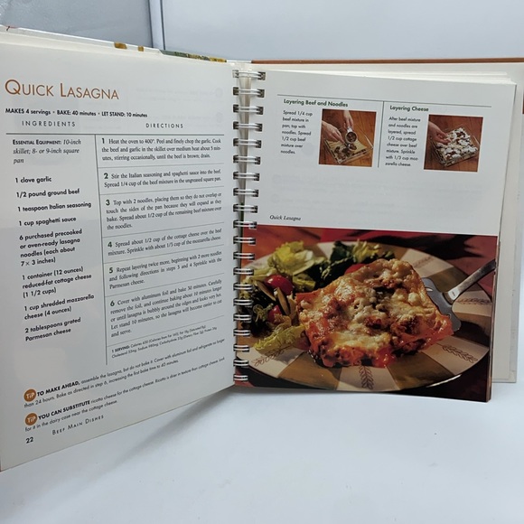 Betty Crocker’s Cooking Basics Cookbook Hardcover Spiral Bound 1998 - Picture 9 of 10